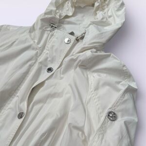 Women's White Hooded Jacket